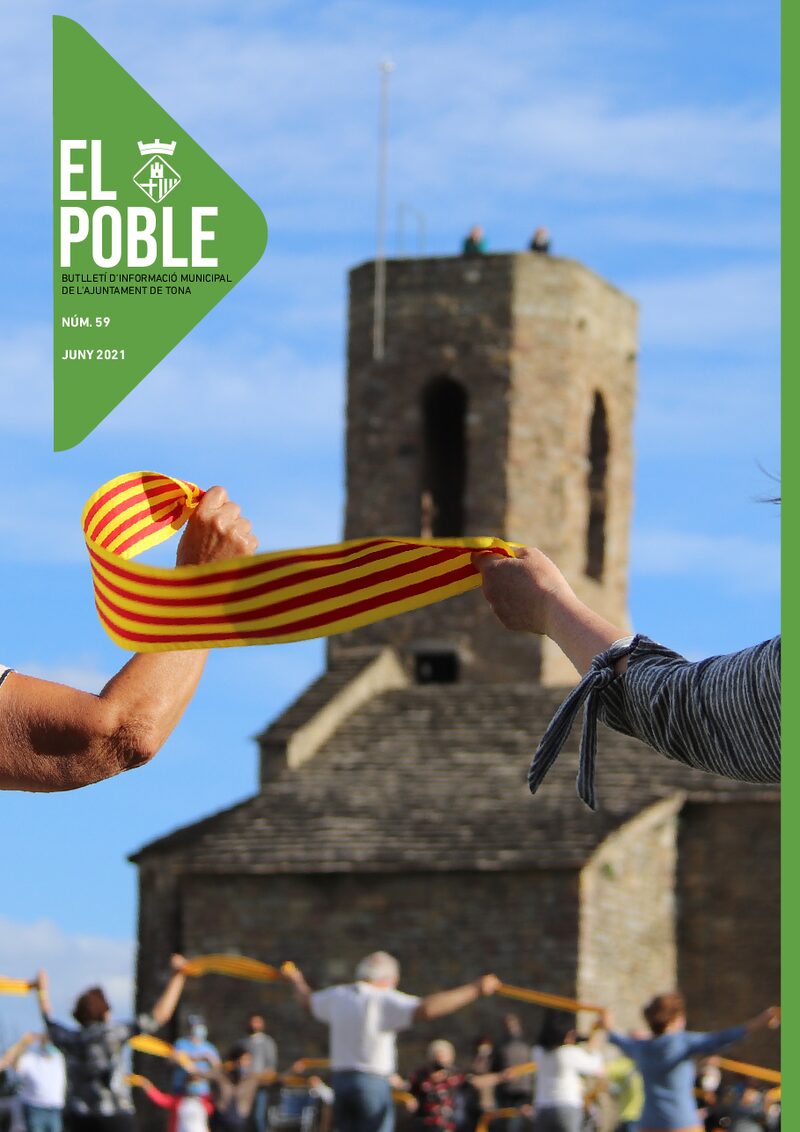 Portada: Butlletí municipal núm. 59 «El Poble» (Juny 2021)