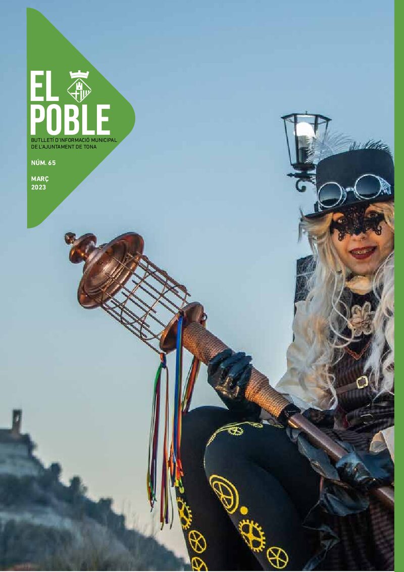Portada: Butlletí municipal núm. 65 «El Poble» (Març 2023)