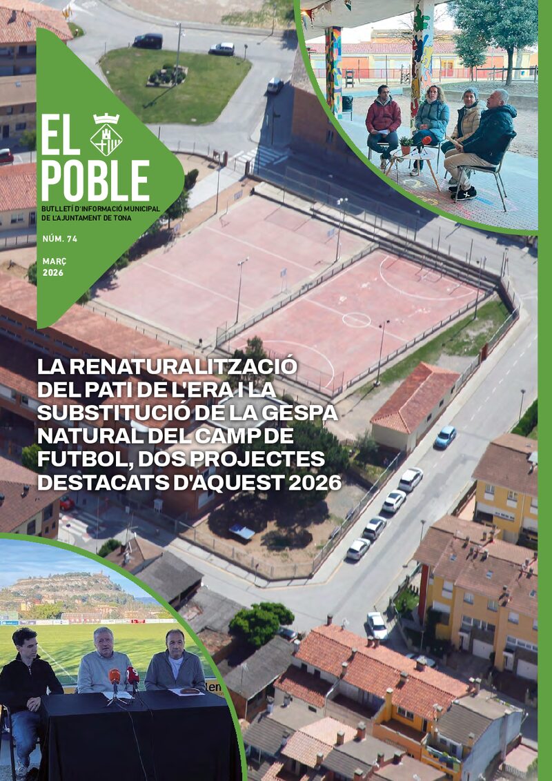 Portada: Butlletí municipal núm. 74 «El Poble» (Març 2026)