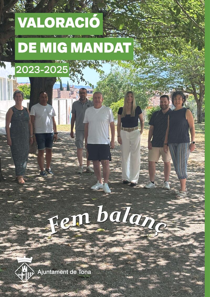Portada: Balanç de mig mandat (2023-2025)