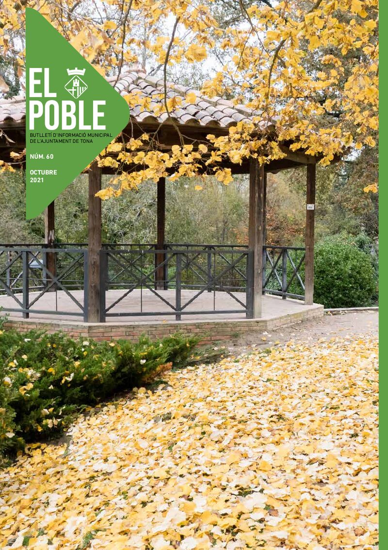 Portada: Butlletí municipal núm. 60 «El Poble» (Octubre 2021)